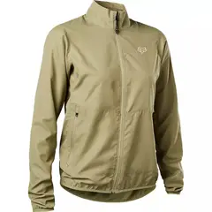 FOX - Chaqueta Cortavientos Bicicleta Mujer Ranger Cafe