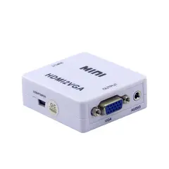 GENERICO - CONVERTIDOR DE HDMI A VGA CON AUDIO BLANCO