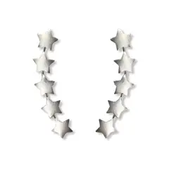 COGGIOLA - Aros Trepadores 5 Estrellas Plata Fina 925.