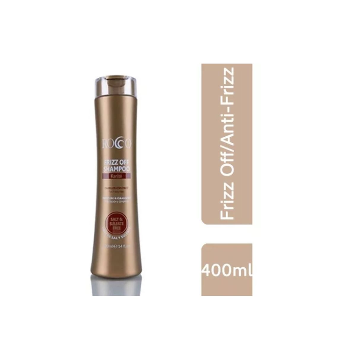 ROCCO - Shampoo Anti Frizz Rocco Sin Sal 400ml