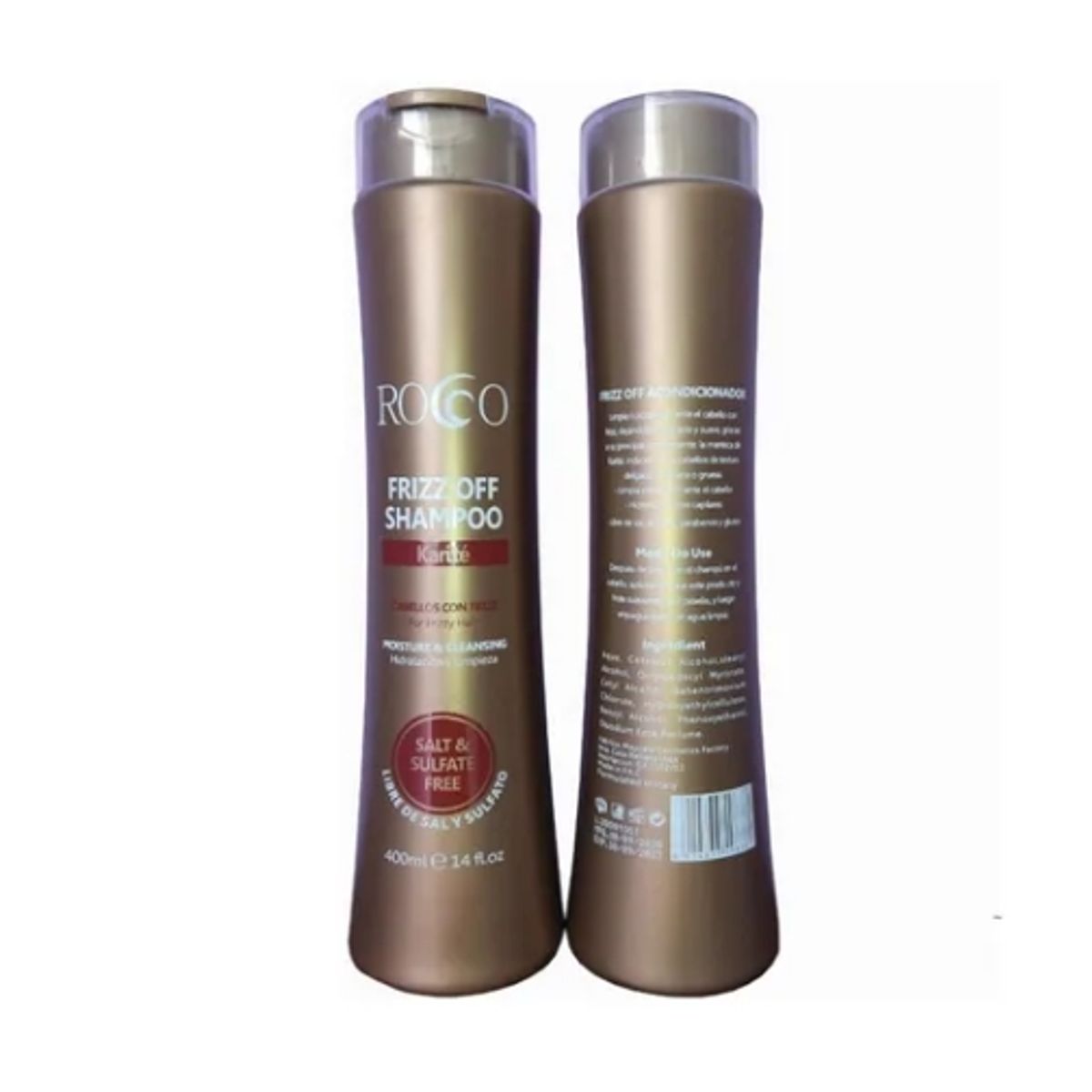 ROCCO - Shampoo Anti Frizz Rocco Sin Sal 400ml