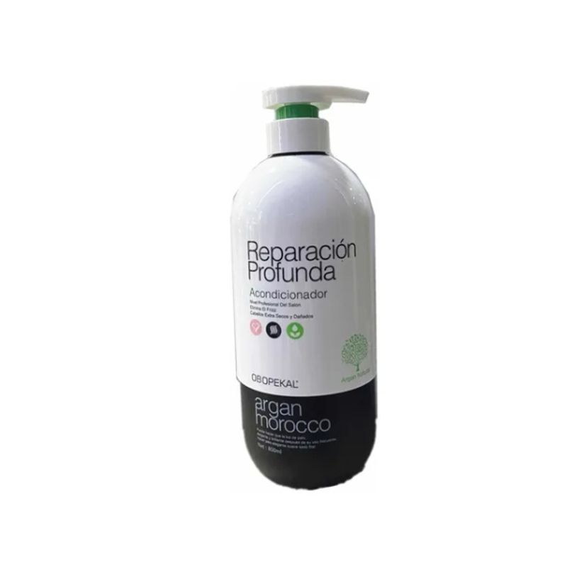 OBOPEKAL - Acondicionador Reparación Profunda Argan 800ml Obopekal