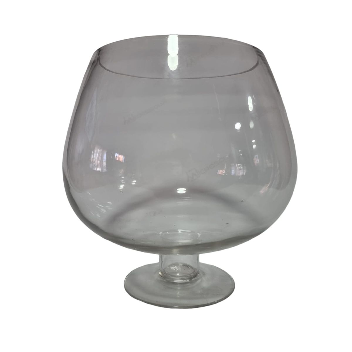 GENERICO - Copón Copa De Vidrio Decorativo 16,5 cm