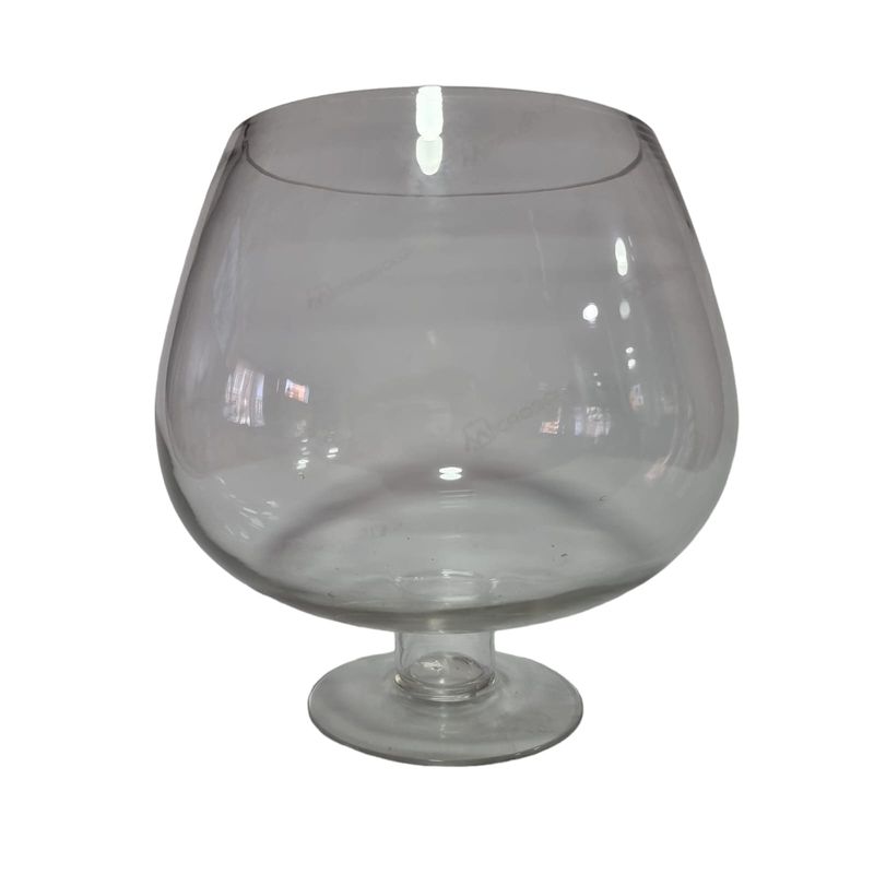 GENERICO - Copón Copa De Vidrio Decorativo 16,5 cm.