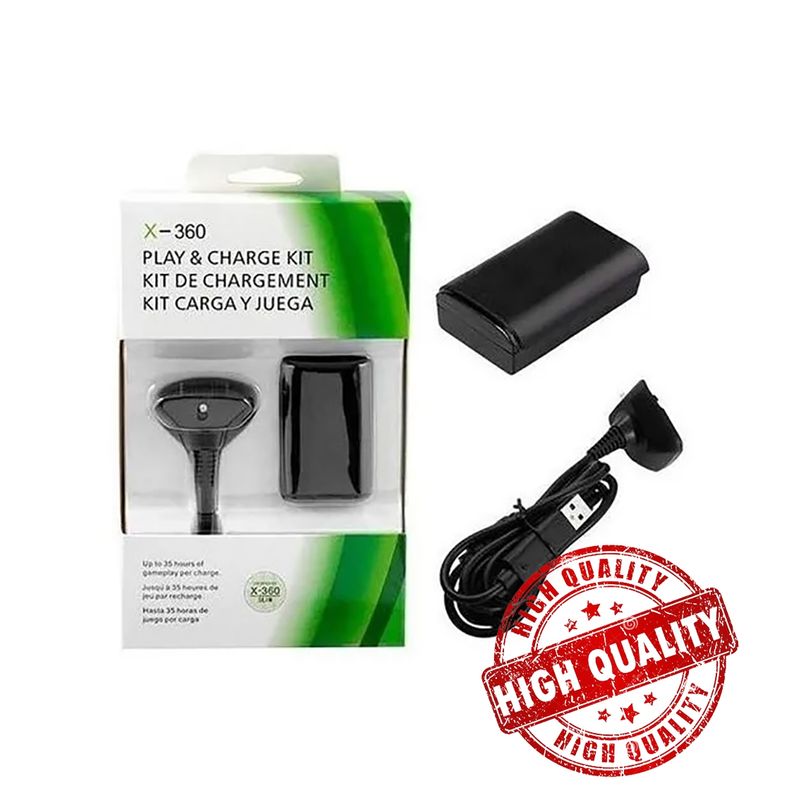 OEM - Kit De Carga Y Juega Xbox 360 Batería Recargable