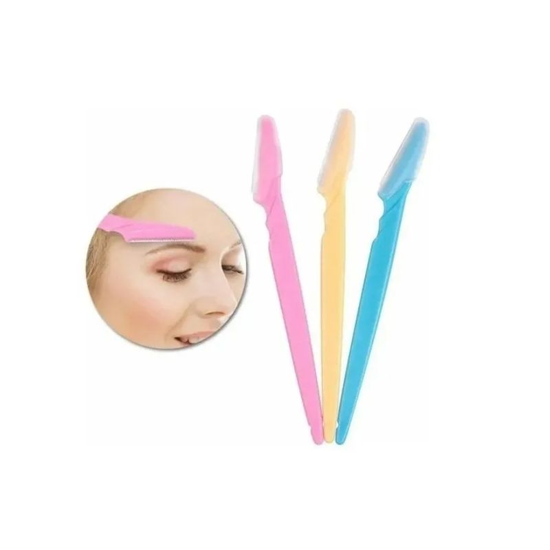 UNIVERSAL - Pack 3 Perfiladores De Cejas Afeitadora Rostro Belleza