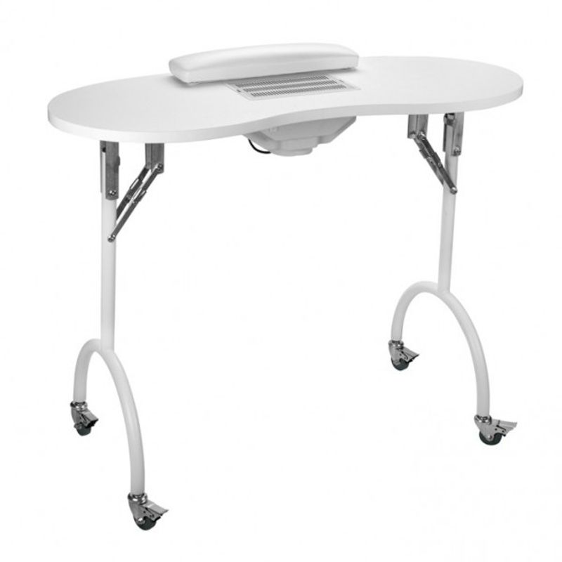 GENERICO - Mesa Manicure Portátil Plegable Con Aspirador