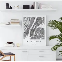 WALL DESIGN MAPA VIAJERO - LAMINA MAPA NUEVA YORK