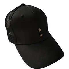 SANTA PECADORA - Jockey mini estrellas gabardina y malla negro