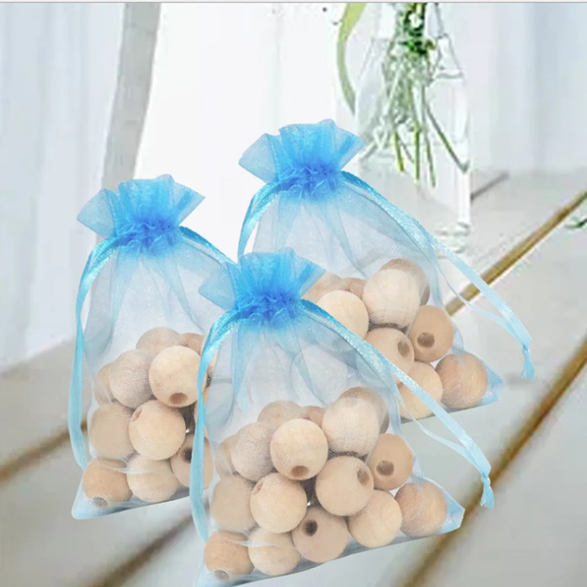 KUANGYE - 50 Bolas De Cedro Repelente Para Polillas + Bolsa