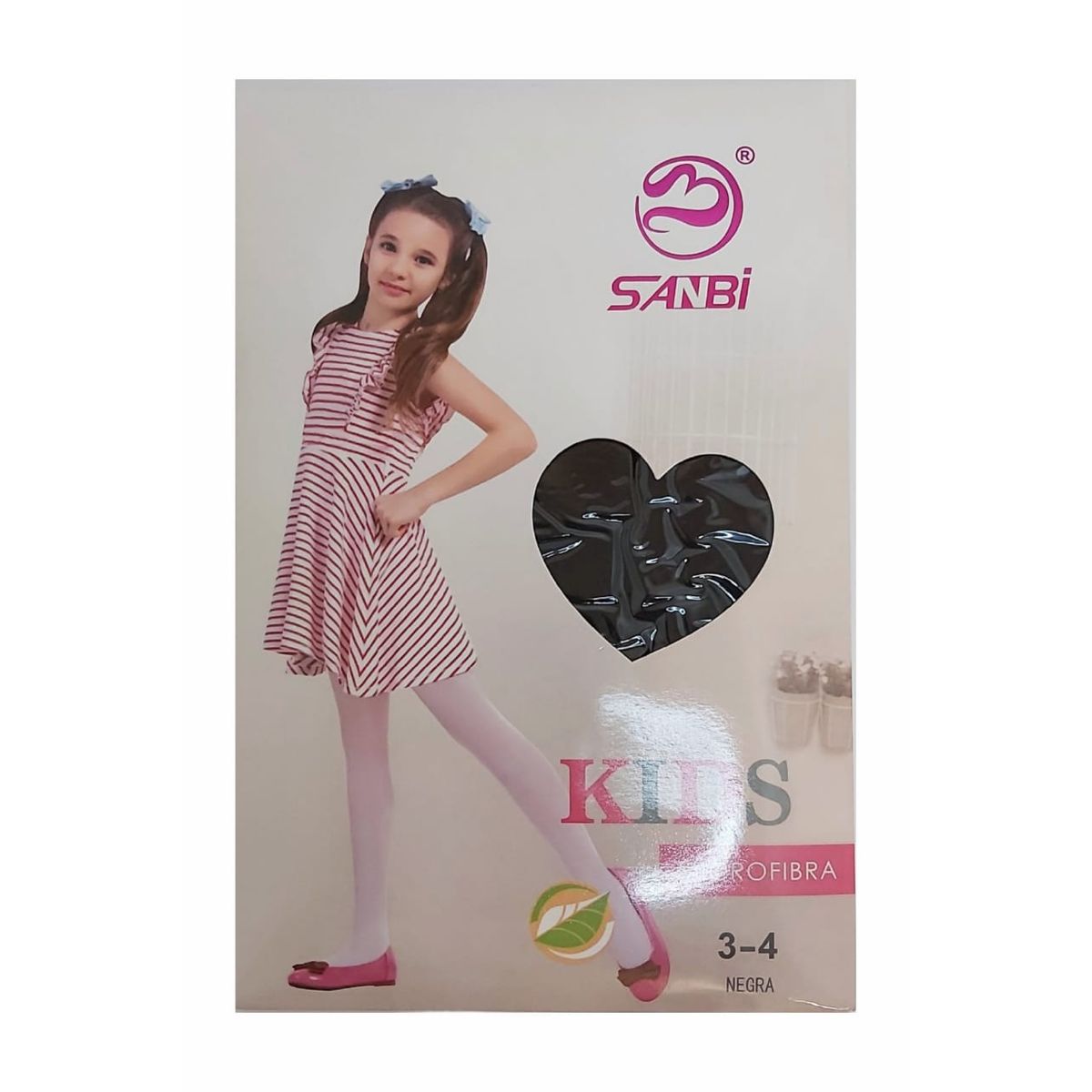 GENERICO - Medias Pantys Niñas Microfibra Talla 5-7