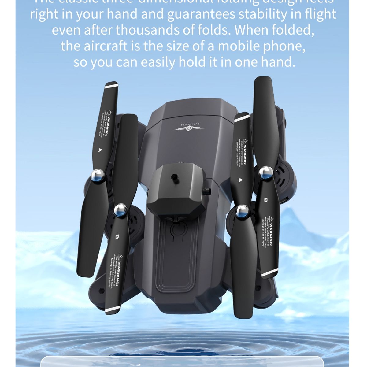 GENERICO - Drone KF617con Cámara Dual HD Facil de Usar para Principiantes