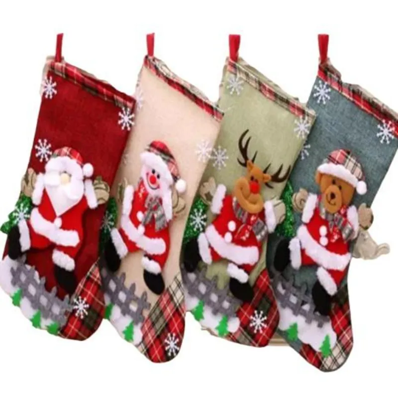 BOHEMIK - Pack 4 Botas de Navidad