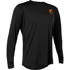 FOX - Polera Bicicleta Ranger Manga Larga Negro