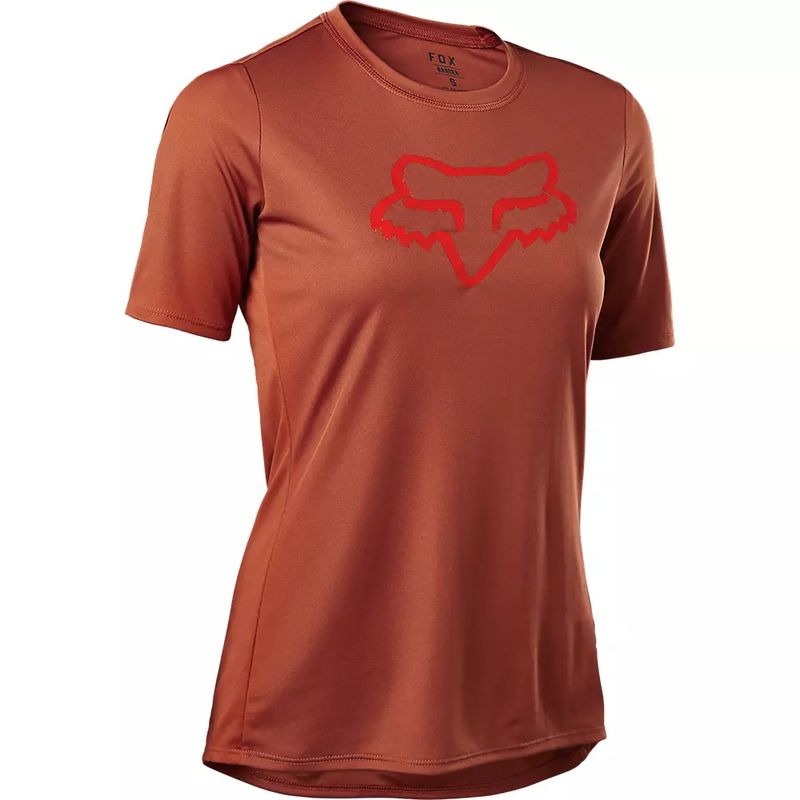 FOX - Polera Bicicleta Mujer Ranger Fox Head Rojo Fox FOX