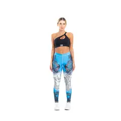 LABELLAMAFIA - Legging Hardcore Ladies Estampada Celeste