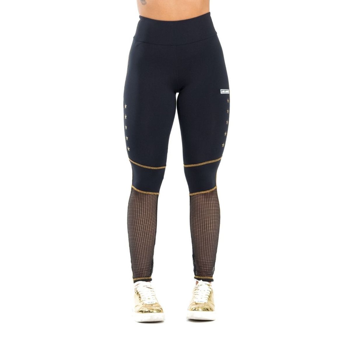 LABELLAMAFIA - Legging Boxer Negro Estrellas