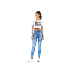 LABELLAMAFIA - Legging Hardcore Ladies Estampada Jeans