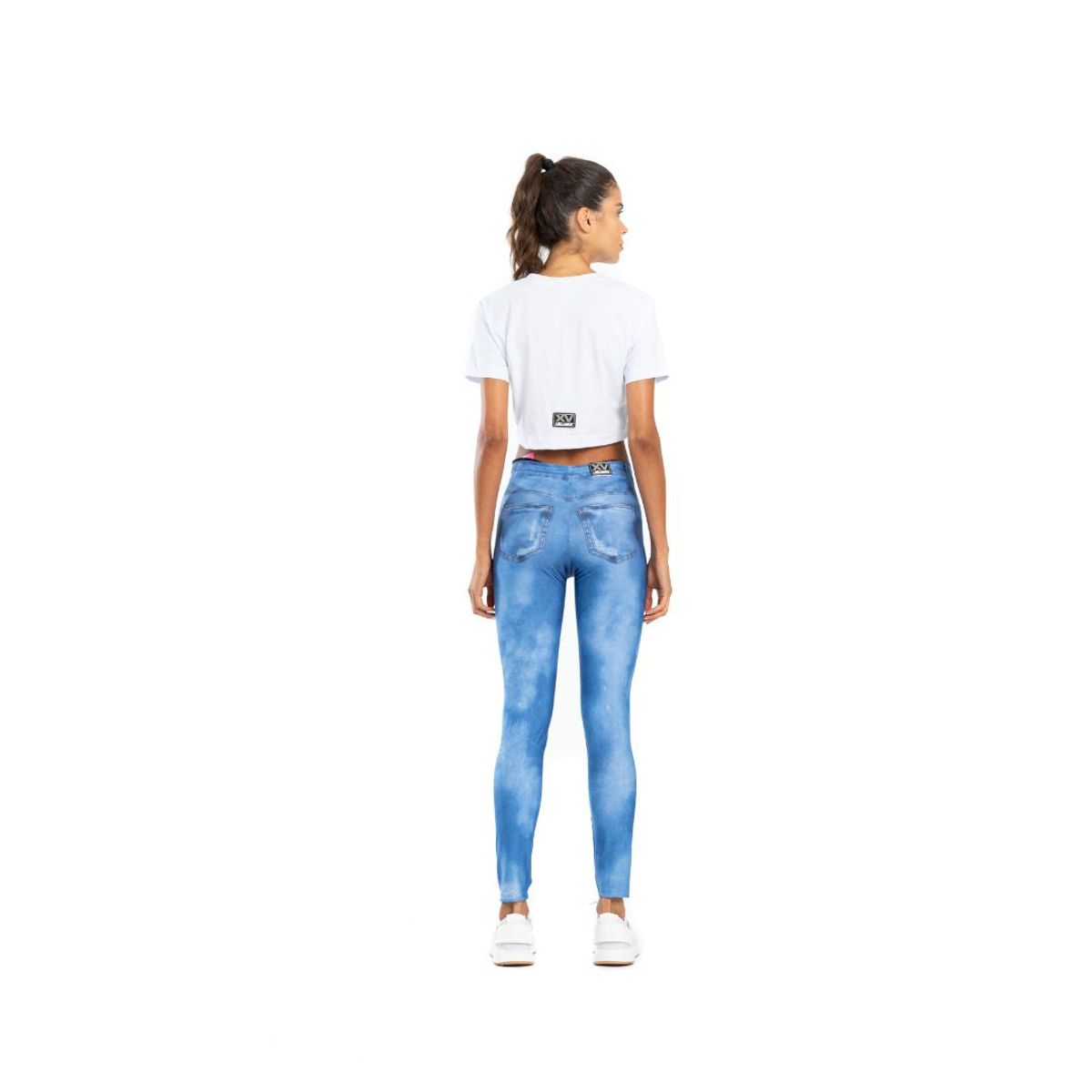 LABELLAMAFIA - Legging Hardcore Ladies Estampada Jeans