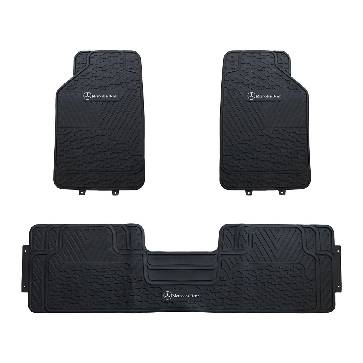 GENERICO - Pisos De Goma 3 Piezas Mercedes Benz Para Vehículos