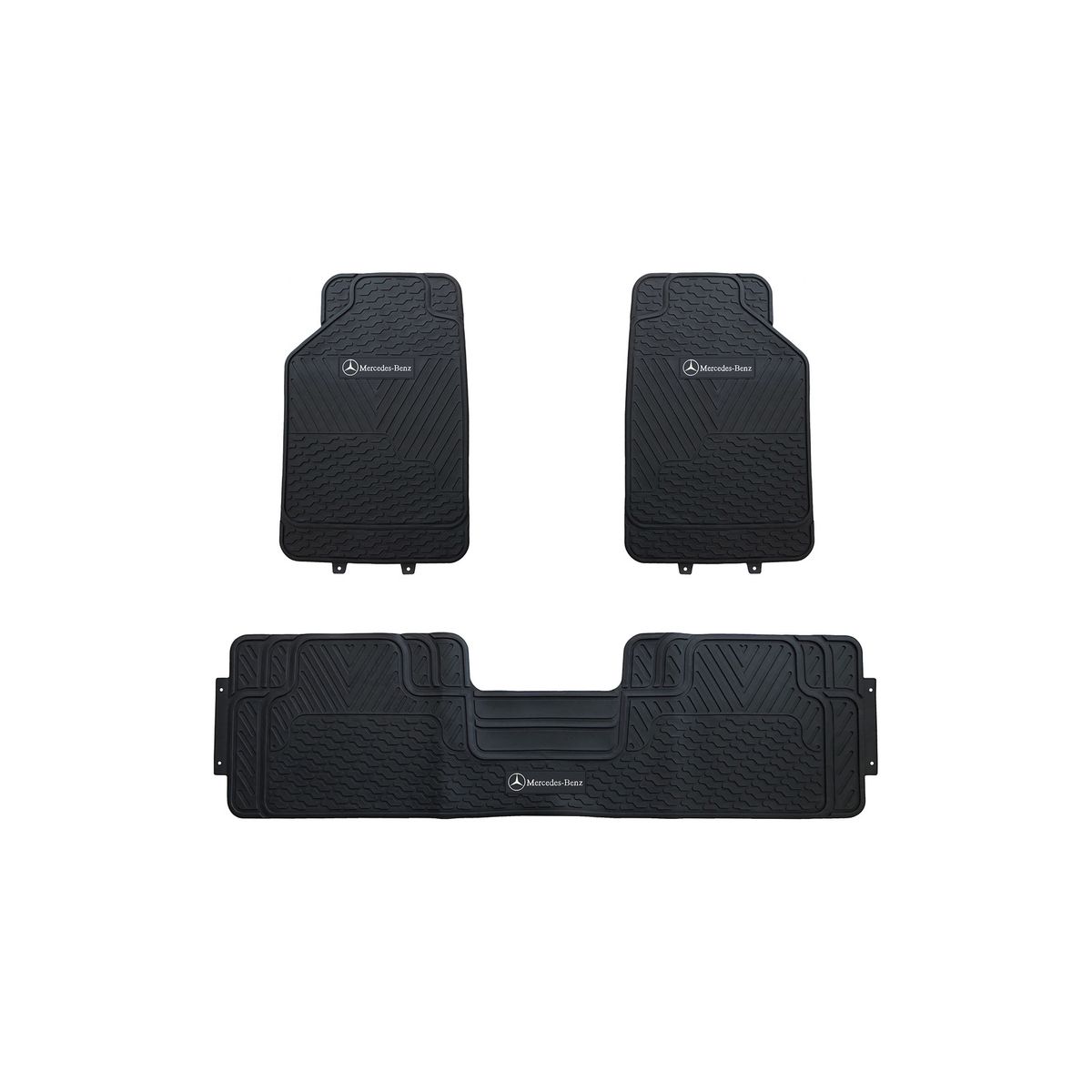 GENERICO - Pisos De Goma 3 Piezas Mercedes Benz Para Vehículos