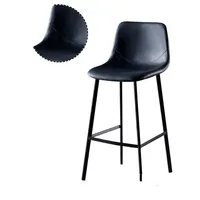 Silla de Bar Chicago 63 cm Negra