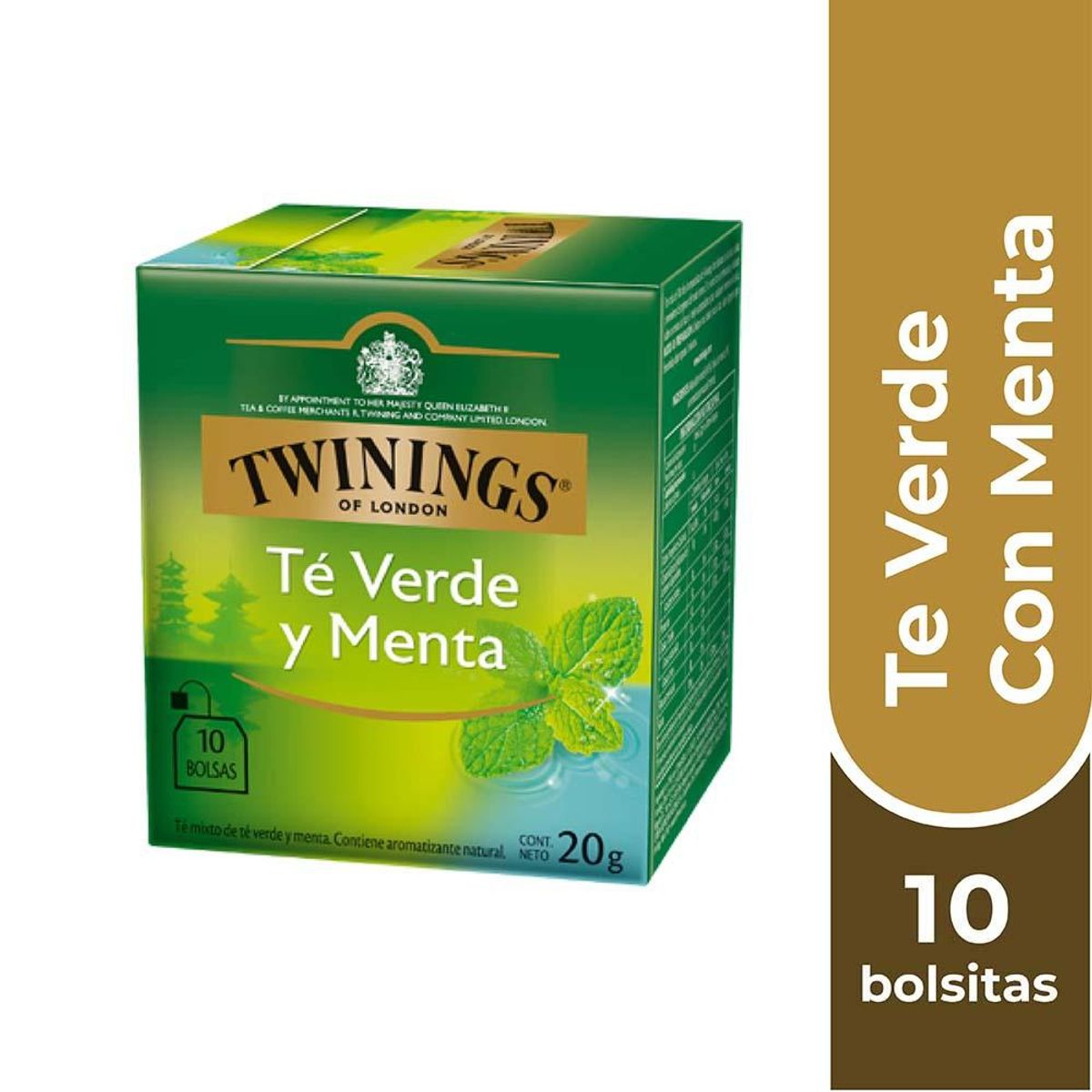 TWININGS - Twinings Té Verde Con Menta x 10 Bolsitas TWININGS