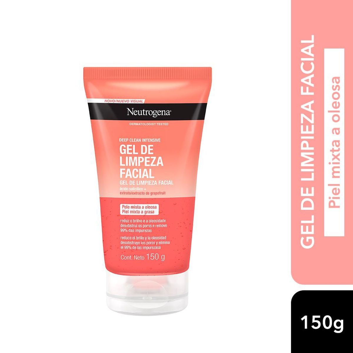 NEUTROGENA - Gel Limpieza Neutrogena Deep Clean Intensive Grapefruit 150G