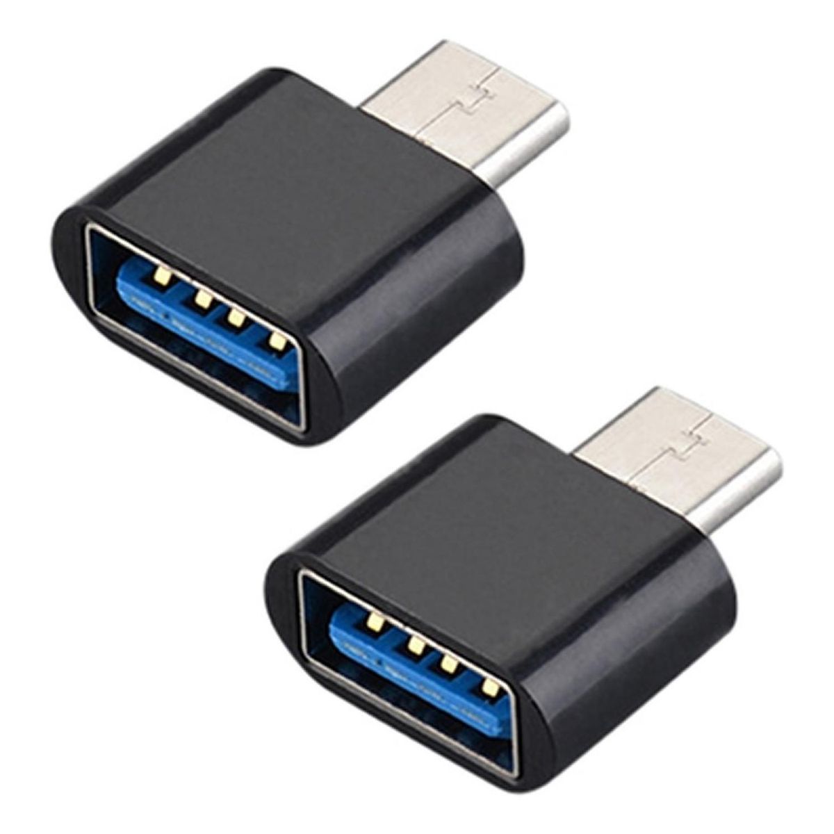 GENERICO - 4 Un. Adaptador Usb 3.0 A Tipo C Para Celulares Y Notebooks