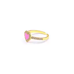 GENERICO - Anillo PURE LOVE Baño de Oro 18K