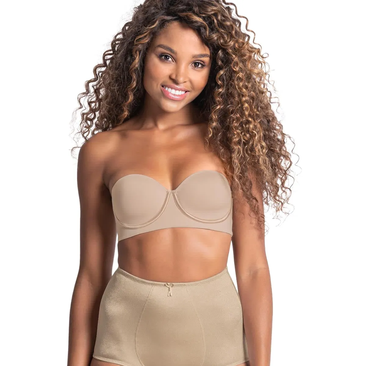 LEONISA - Calzón faja clásico de control suave 0233 Beige