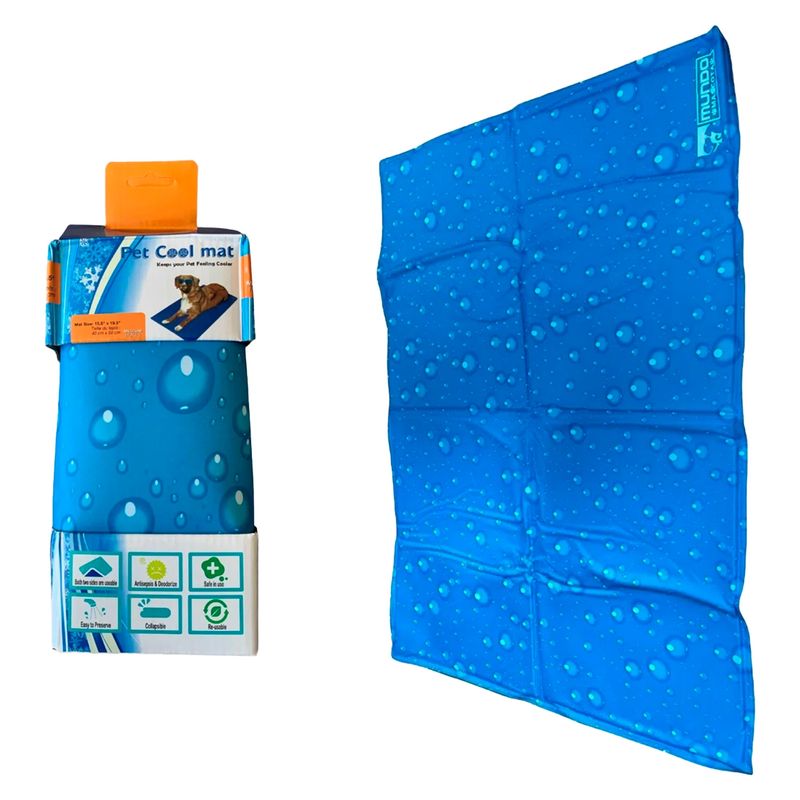 GENERICO - Manta Refrescante De Gel Frio Para Mascotas Talla M 40x50cm