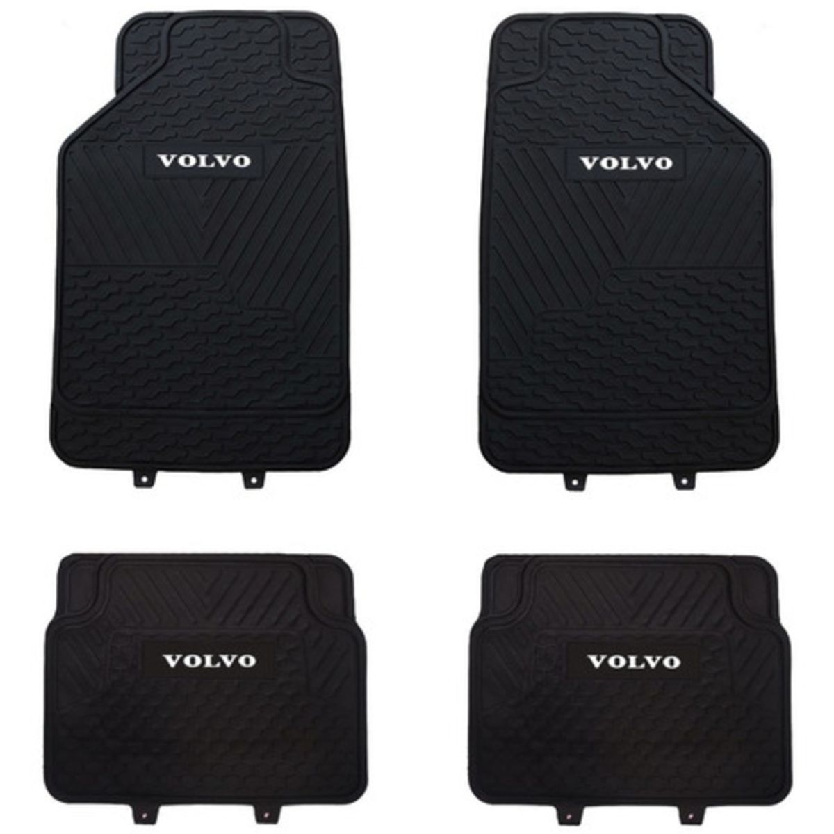 GENERICO - Pisos De Goma 4 Piezas Marca Volvo Para Vehículos