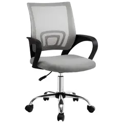 DETODOYMAS - Silla De Escritorio Oficina Malla Mesh Colores - Gris
