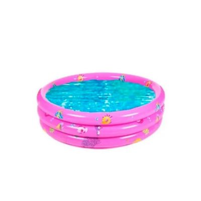 Imagen 2 del producto Piscina Inflable Plástico Bebe 3 Anillos 80 Cm Verano Rosa
