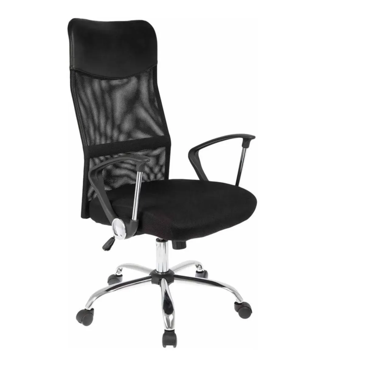 DETODOYMAS - Silla Ejecutiva Malla 122x55x64 cm Negra - Negro