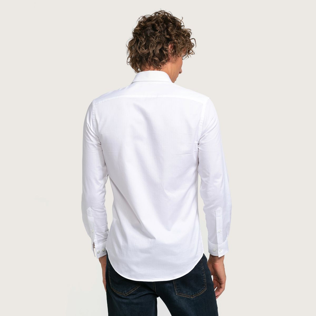 TOMMY HILFIGER - Camisa Manga Larga Slim Fit Hombre Tommy Hilfiger