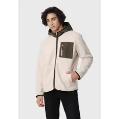 GUY LAROCHE - Poleron Con Gorro Full Zipper