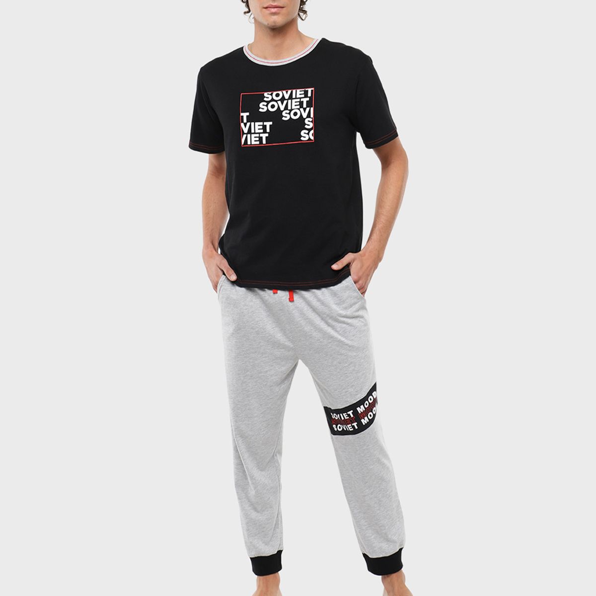 SOVIET - Pijama Hombre 2 Piezas Largo Soviet SOVIET