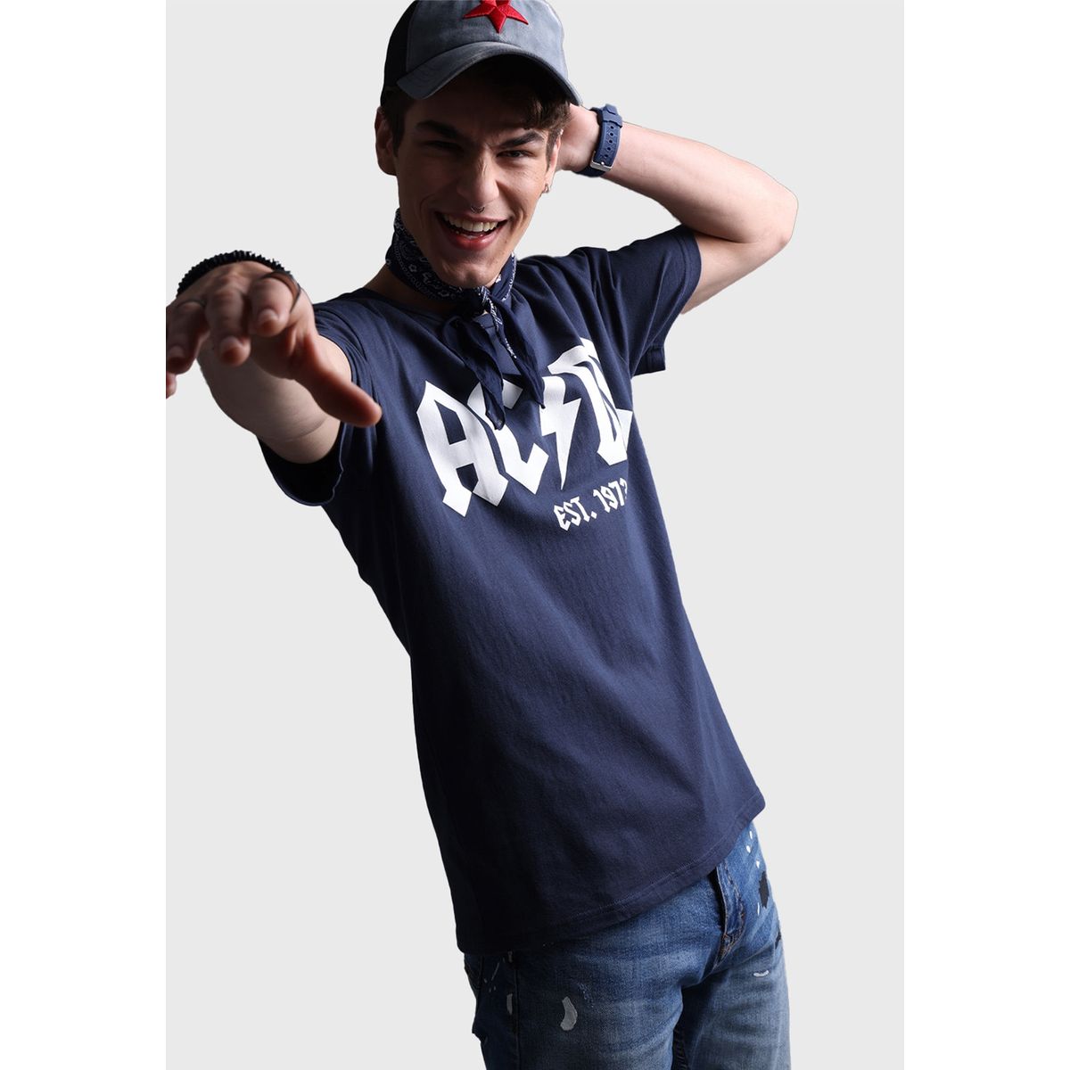 SOVIET - Polera Rock AC/DC Hombre Soviet SOVIET