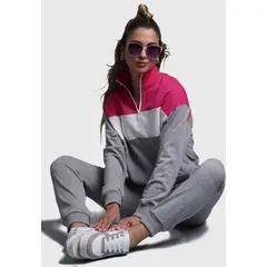 SOVIET - Poleron Half Zipper Mujer