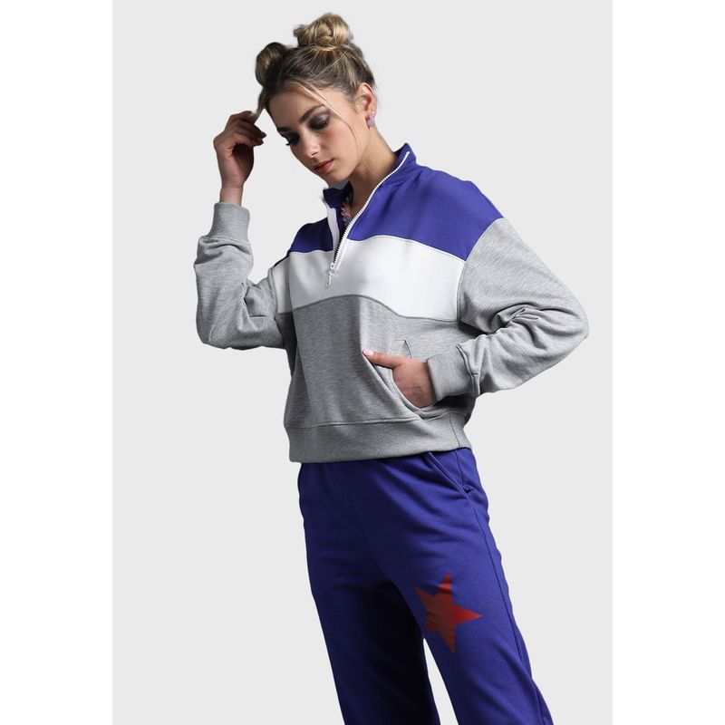 SOVIET - Poleron Half Zipper Mujer Soviet SOVIET