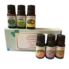 GENERICO - Pack 6 Esencias Para Humidificadores Aceites Aromáticos