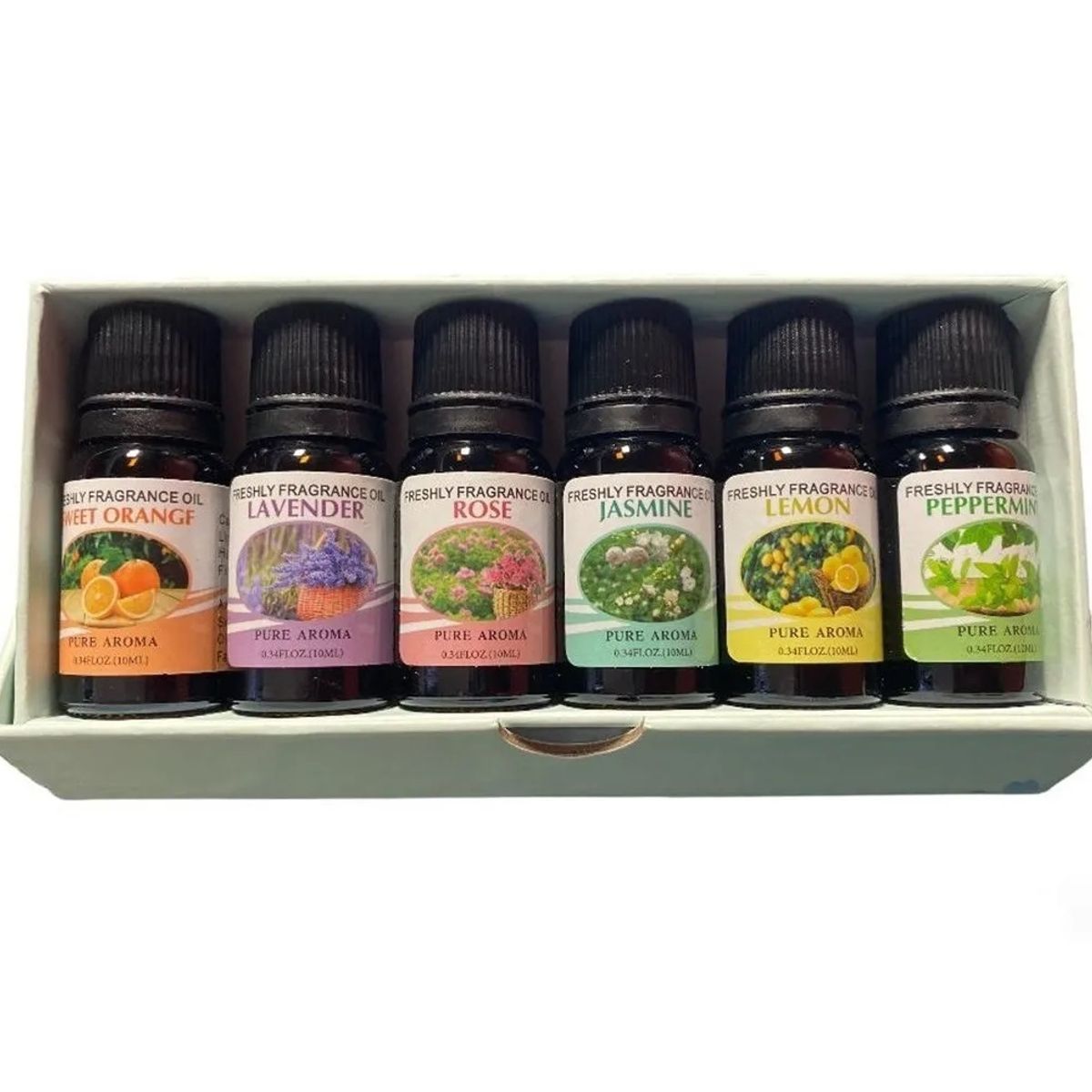 GENERICO - Pack 6 Esencias Para Humidificadores Aceites Aromáticos