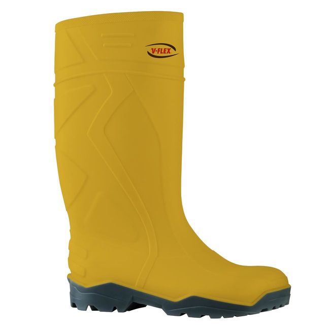VFLEX - Bota pvc punta de acero amarilla Vflex 945