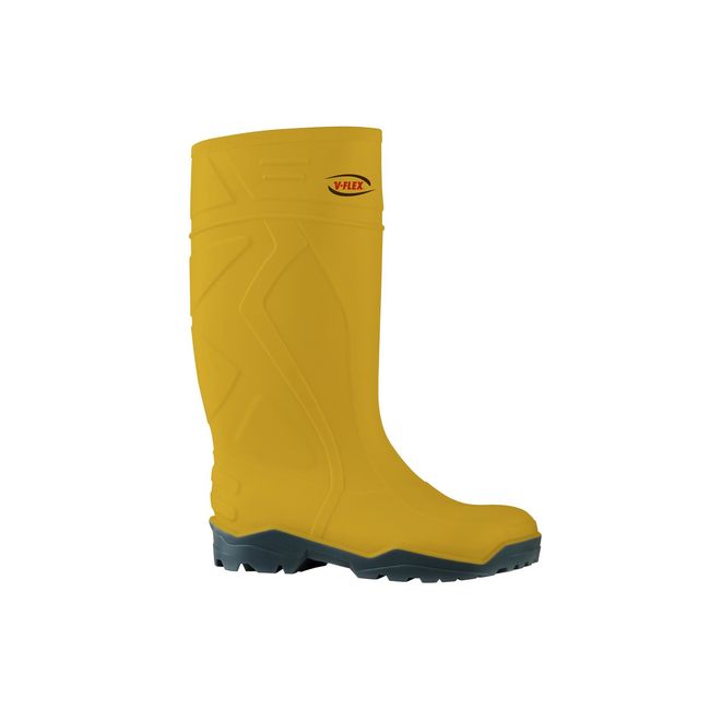 VFLEX - Bota pvc punta de acero amarilla Vflex 945
