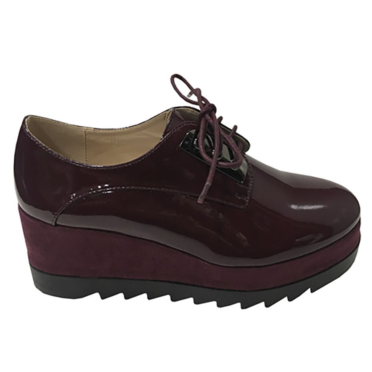 TODOPIEL - Mocasin Mujer Burdeo Todopiel