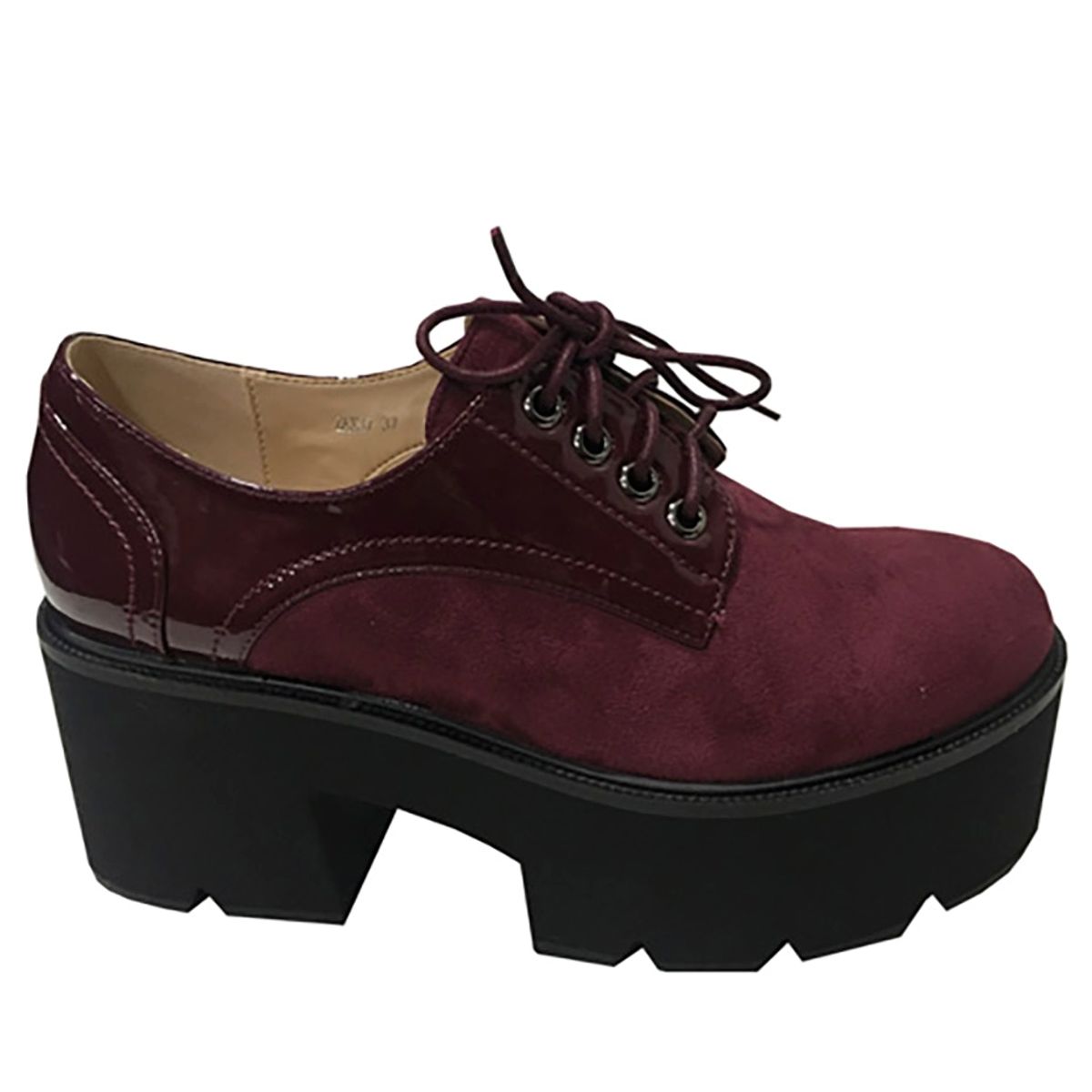 TODOPIEL - Mocasin Mujer Burdeo Todopiel