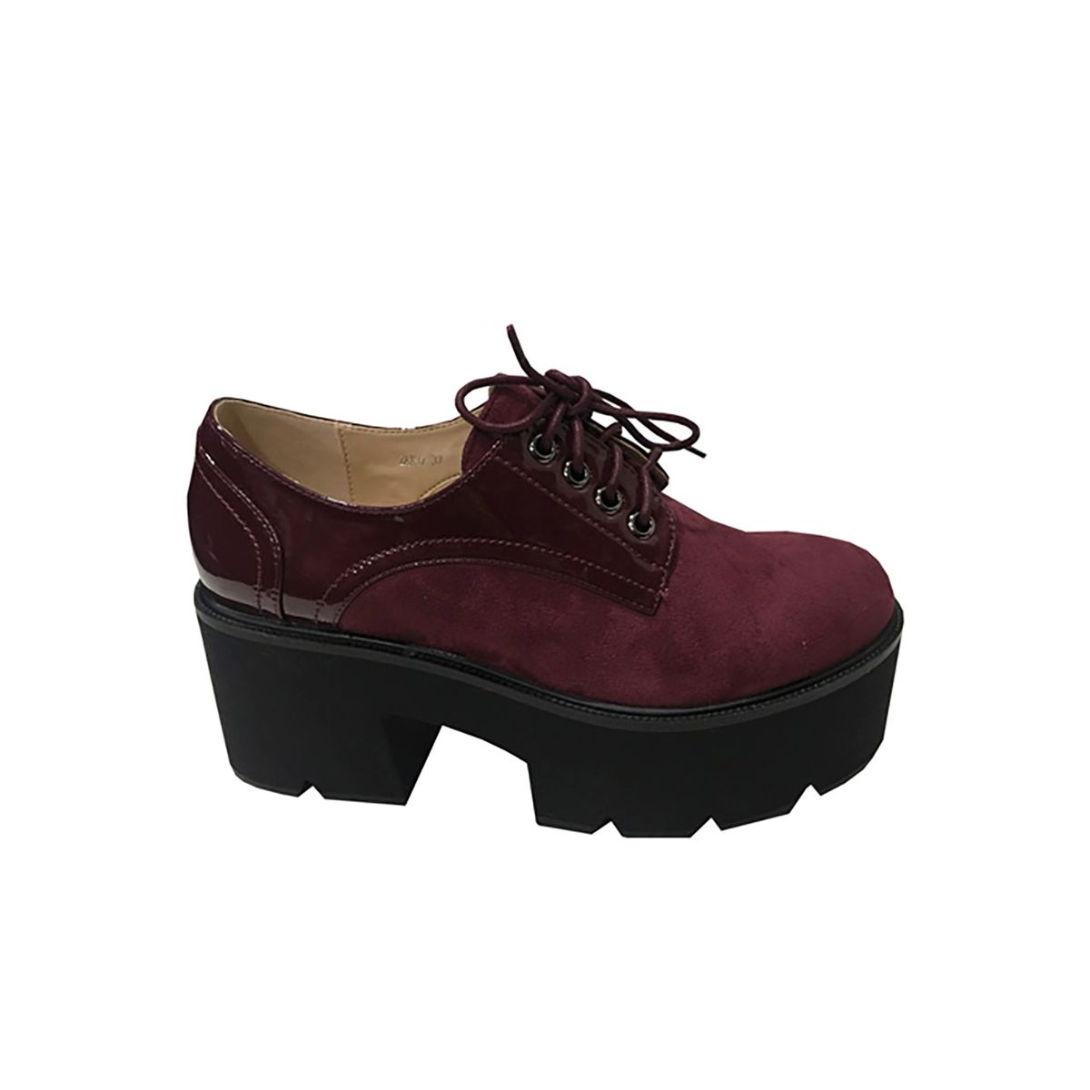 TODOPIEL - Mocasin Mujer Burdeo Todopiel