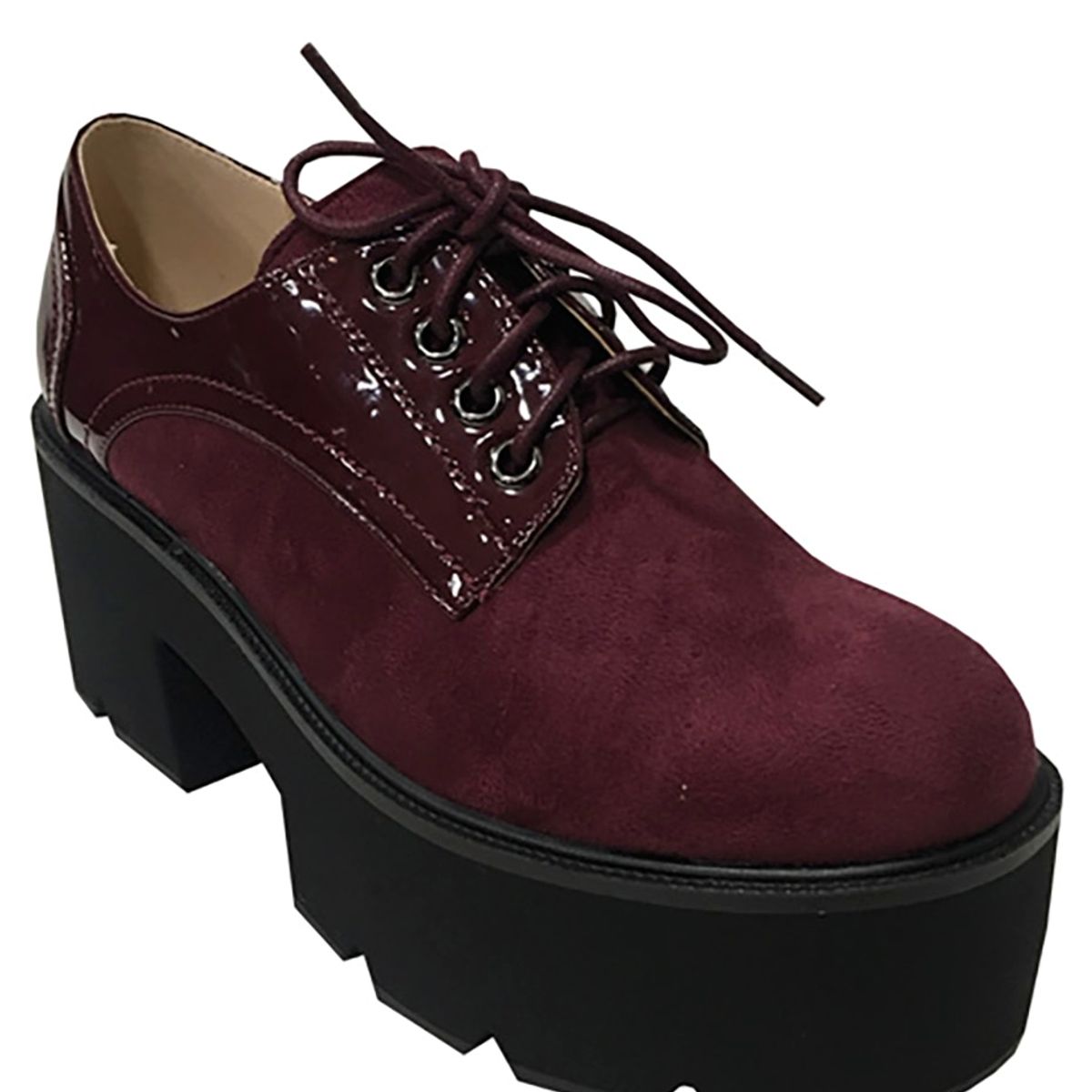 TODOPIEL - Mocasin Mujer Burdeo Todopiel